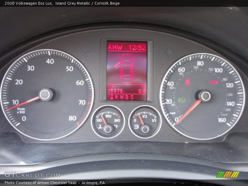 Island Grey Metallic / Cornsilk Beige 2008 Volkswagen Eos Lux