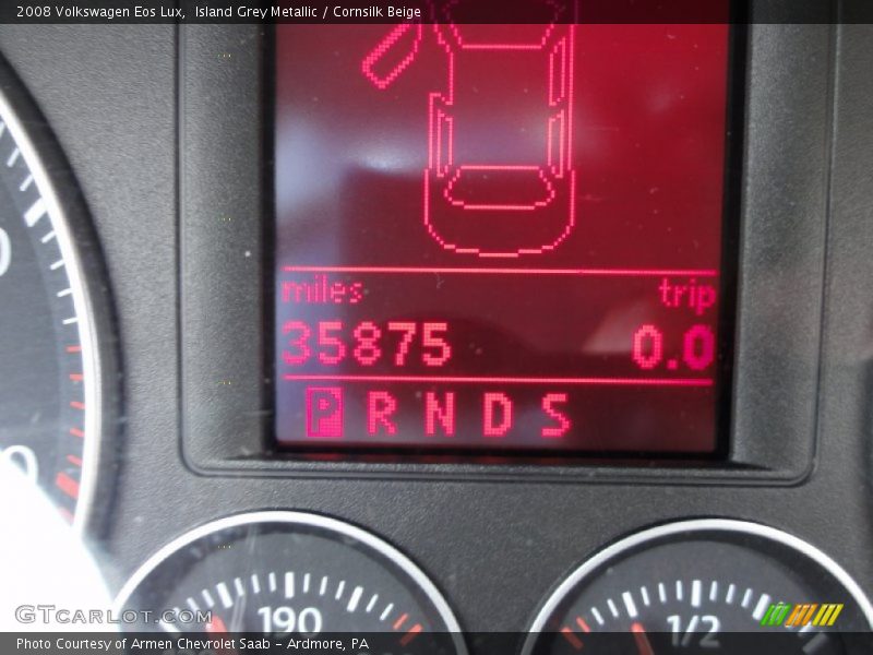 Island Grey Metallic / Cornsilk Beige 2008 Volkswagen Eos Lux