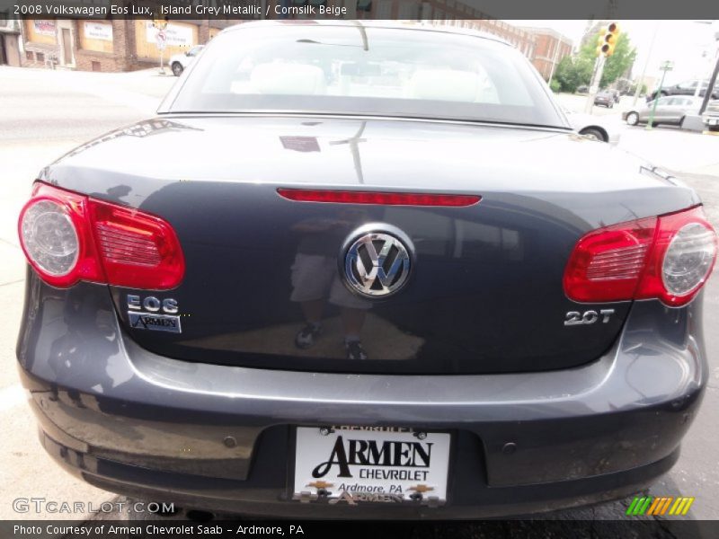 Island Grey Metallic / Cornsilk Beige 2008 Volkswagen Eos Lux