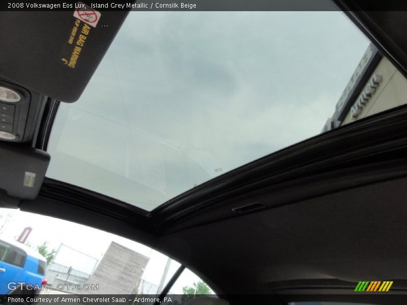 Island Grey Metallic / Cornsilk Beige 2008 Volkswagen Eos Lux