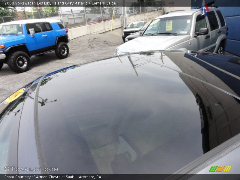 Island Grey Metallic / Cornsilk Beige 2008 Volkswagen Eos Lux
