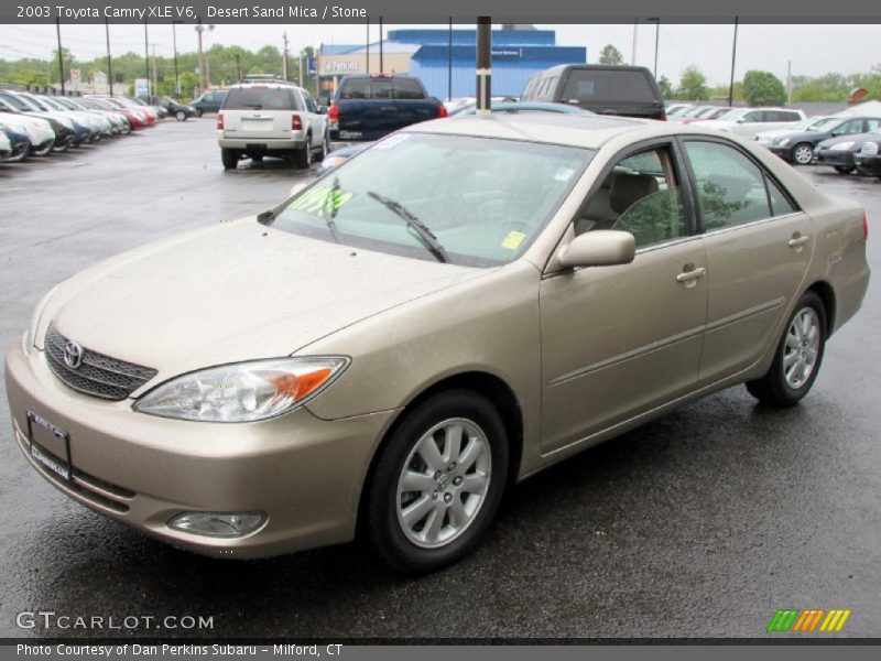 Desert Sand Mica / Stone 2003 Toyota Camry XLE V6
