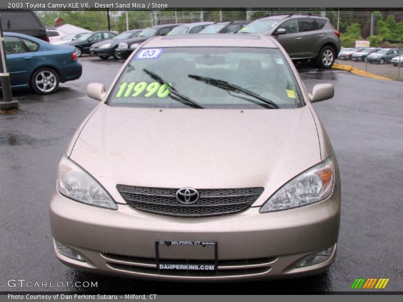 Desert Sand Mica / Stone 2003 Toyota Camry XLE V6