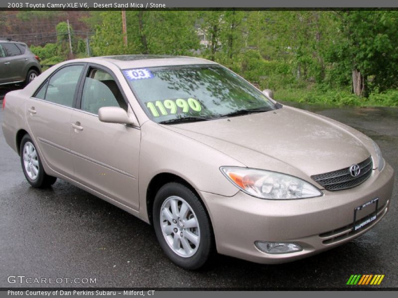 Desert Sand Mica / Stone 2003 Toyota Camry XLE V6