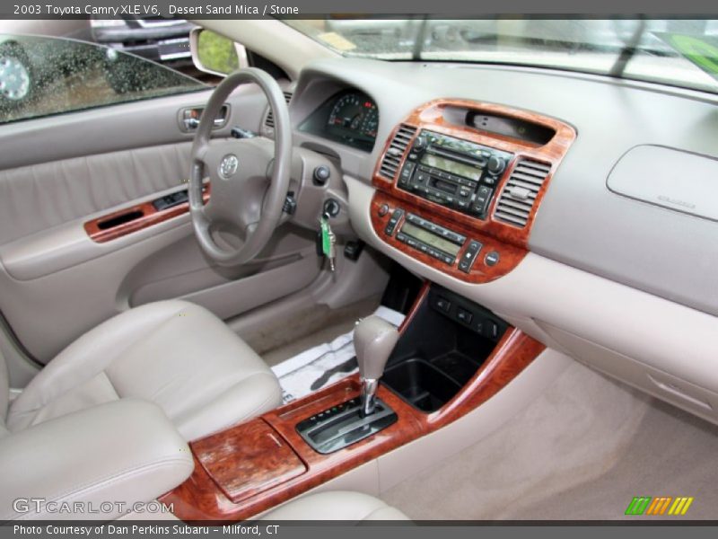 Desert Sand Mica / Stone 2003 Toyota Camry XLE V6