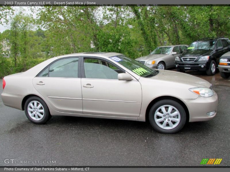 Desert Sand Mica / Stone 2003 Toyota Camry XLE V6