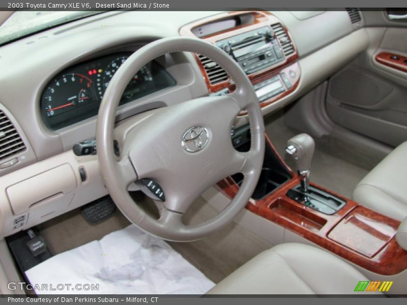 Desert Sand Mica / Stone 2003 Toyota Camry XLE V6