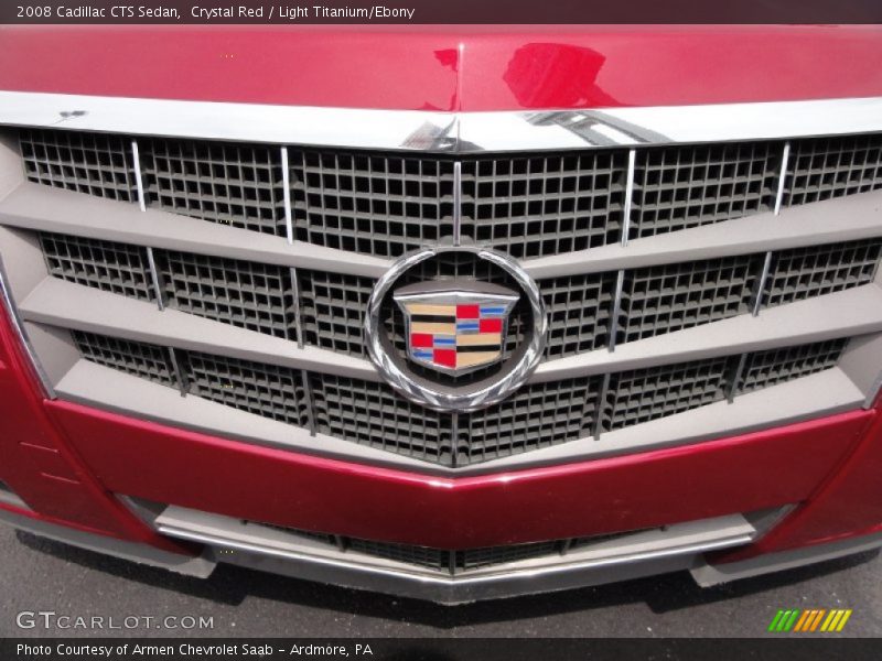 Crystal Red / Light Titanium/Ebony 2008 Cadillac CTS Sedan