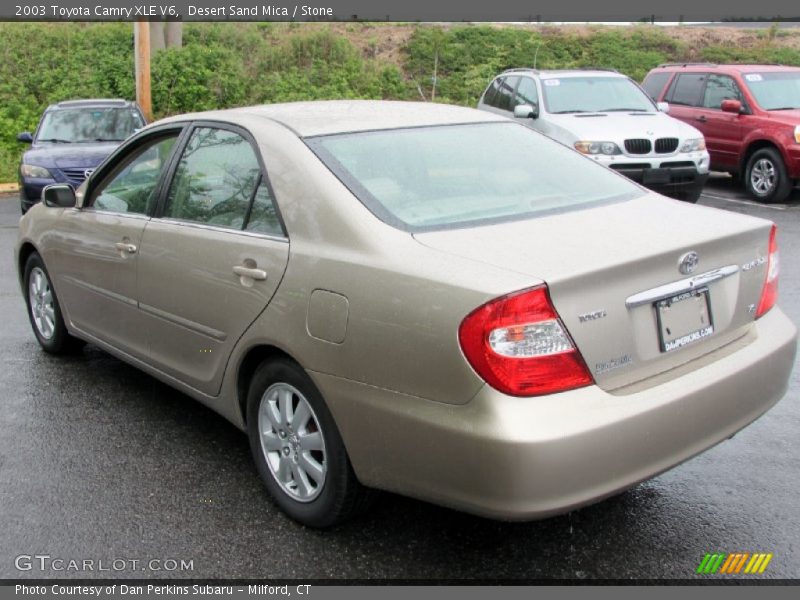 Desert Sand Mica / Stone 2003 Toyota Camry XLE V6