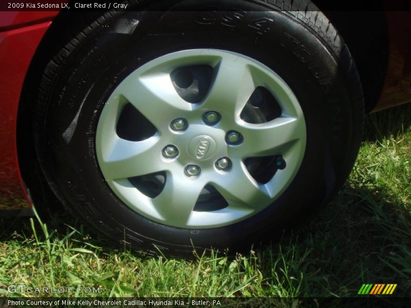 Claret Red / Gray 2009 Kia Sedona LX