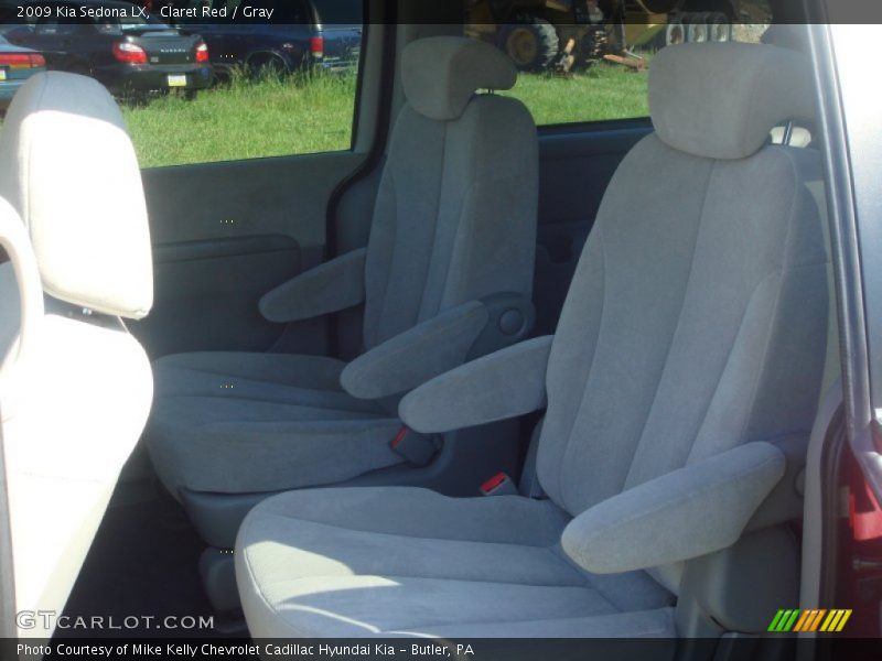 Claret Red / Gray 2009 Kia Sedona LX