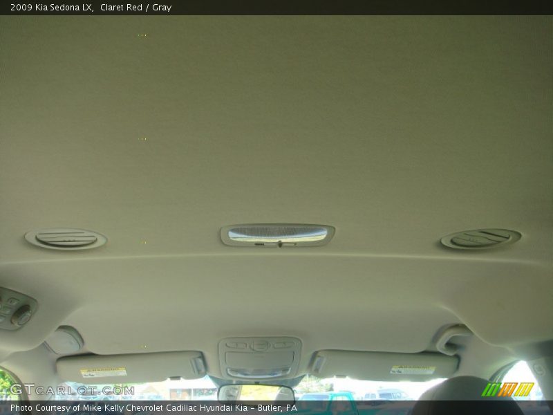 Claret Red / Gray 2009 Kia Sedona LX