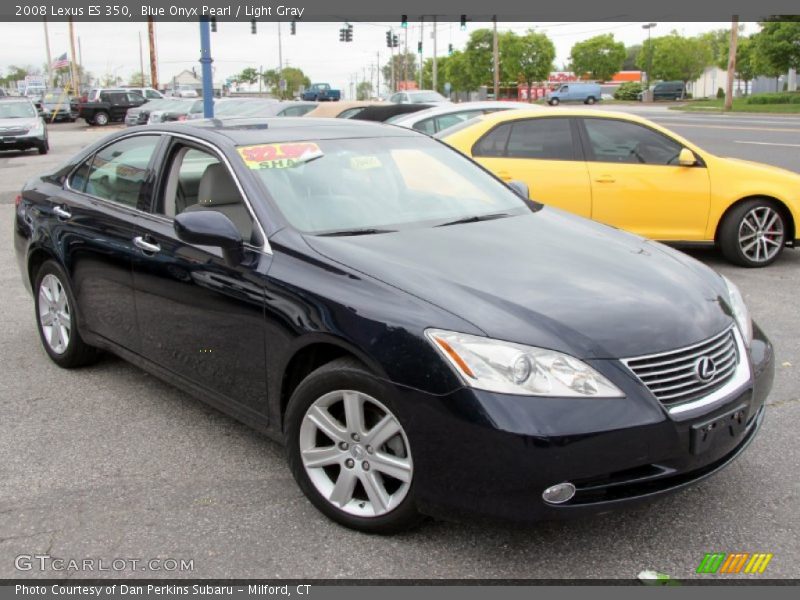 Blue Onyx Pearl / Light Gray 2008 Lexus ES 350