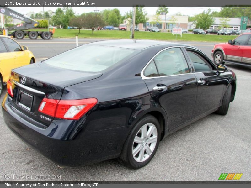 Blue Onyx Pearl / Light Gray 2008 Lexus ES 350