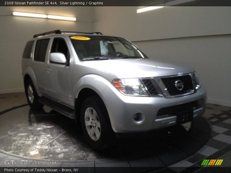 Silver Lightning / Graphite 2008 Nissan Pathfinder SE 4x4