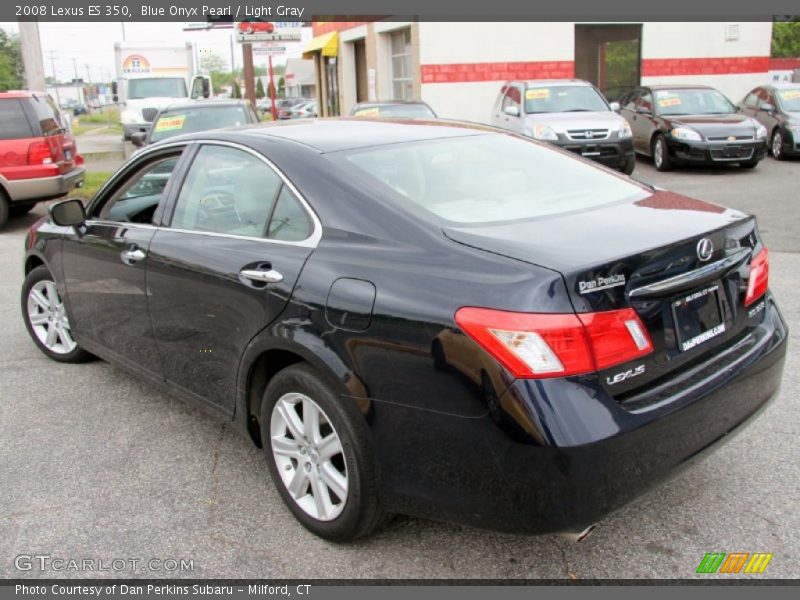Blue Onyx Pearl / Light Gray 2008 Lexus ES 350