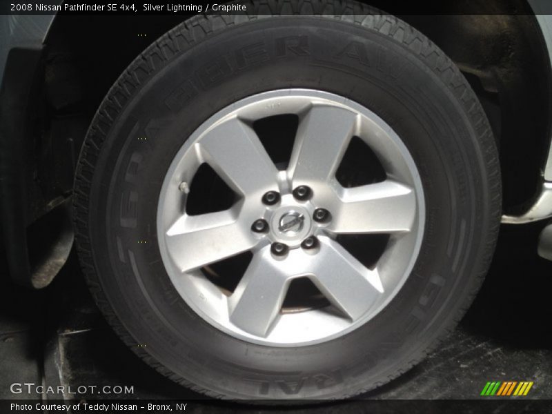 Silver Lightning / Graphite 2008 Nissan Pathfinder SE 4x4