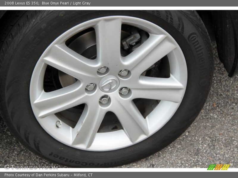 Blue Onyx Pearl / Light Gray 2008 Lexus ES 350