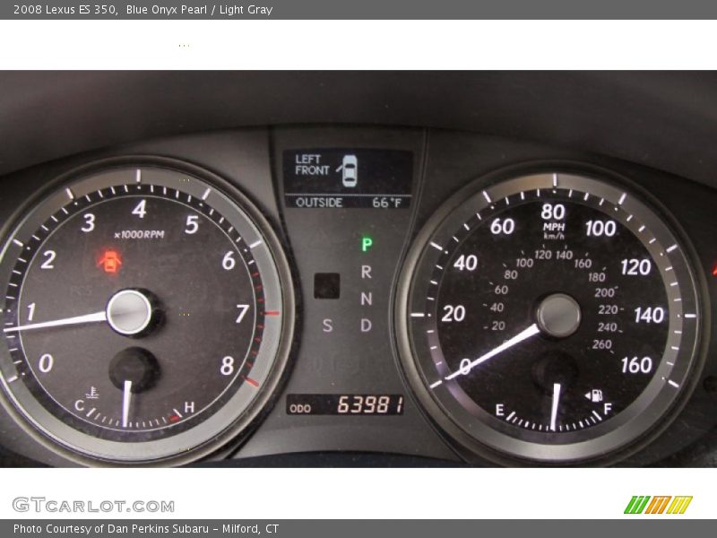 Blue Onyx Pearl / Light Gray 2008 Lexus ES 350