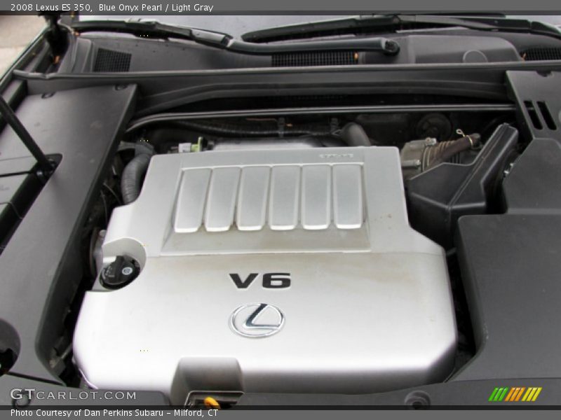 Blue Onyx Pearl / Light Gray 2008 Lexus ES 350