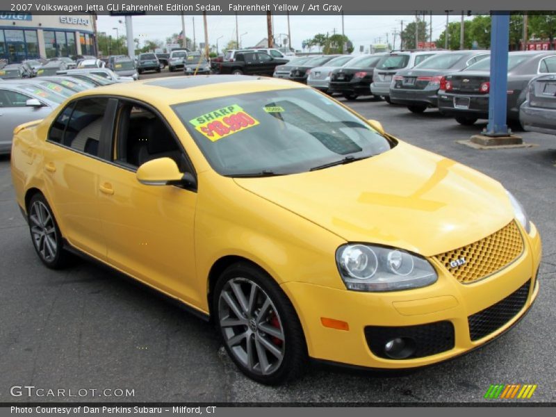 Fahrenheit Yellow / Art Gray 2007 Volkswagen Jetta GLI Fahrenheit Edition Sedan