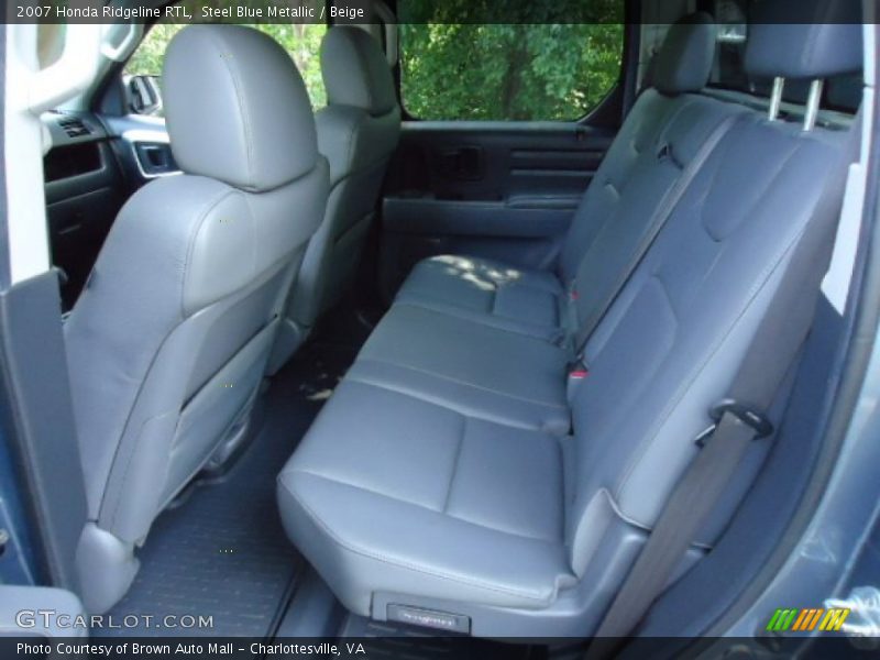 Steel Blue Metallic / Beige 2007 Honda Ridgeline RTL