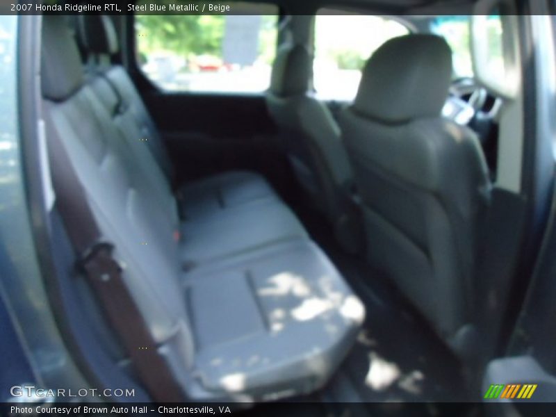 Steel Blue Metallic / Beige 2007 Honda Ridgeline RTL