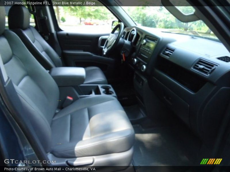 Steel Blue Metallic / Beige 2007 Honda Ridgeline RTL
