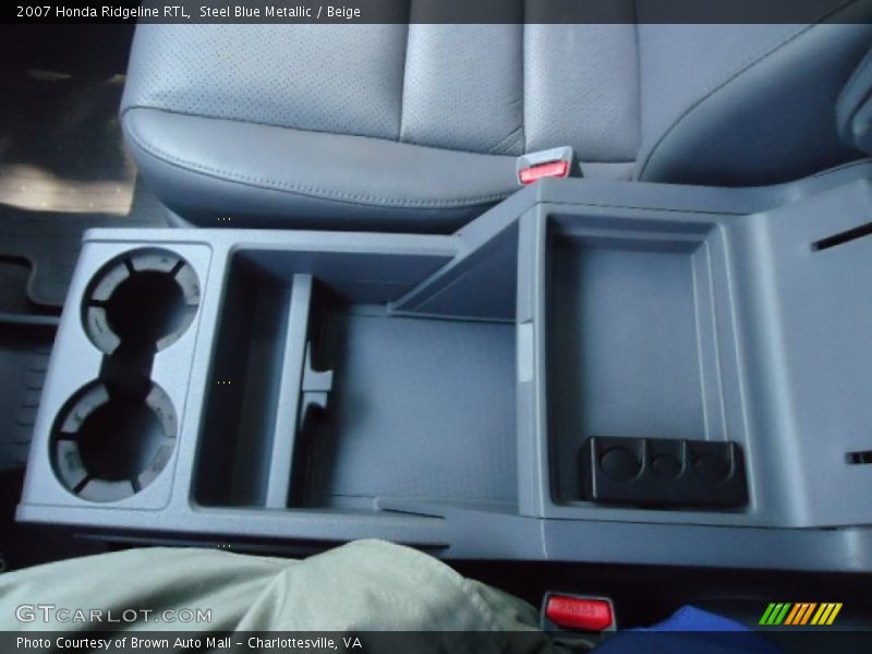 Steel Blue Metallic / Beige 2007 Honda Ridgeline RTL