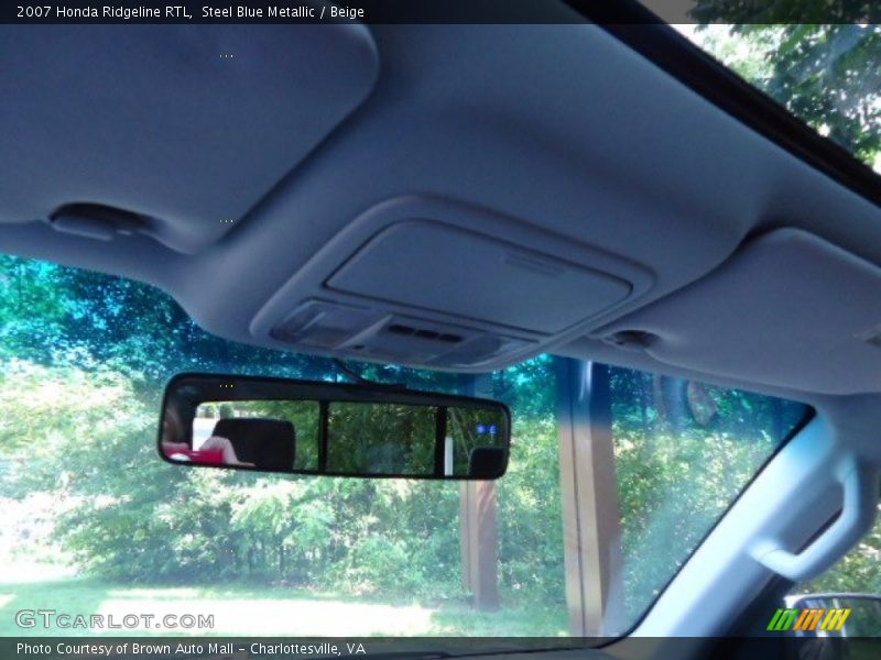 Steel Blue Metallic / Beige 2007 Honda Ridgeline RTL