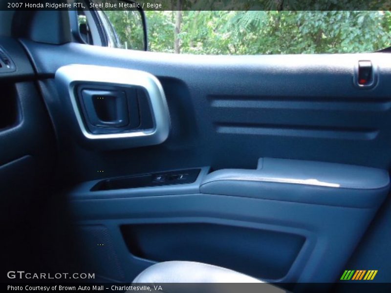 Steel Blue Metallic / Beige 2007 Honda Ridgeline RTL