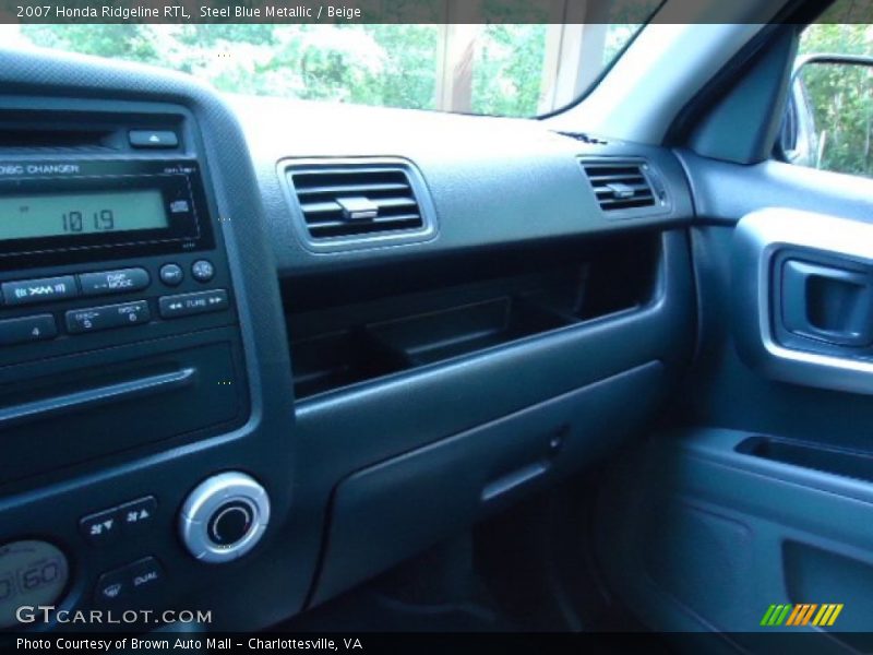 Steel Blue Metallic / Beige 2007 Honda Ridgeline RTL