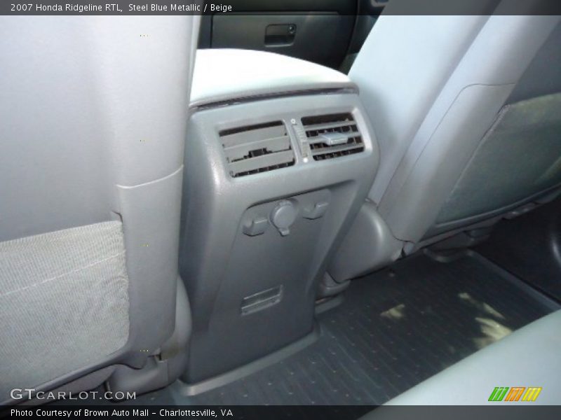 Steel Blue Metallic / Beige 2007 Honda Ridgeline RTL