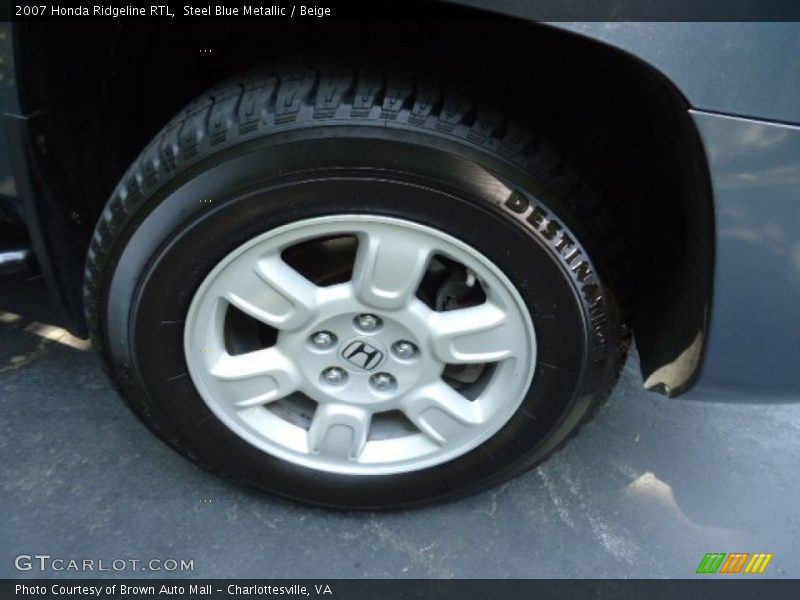 Steel Blue Metallic / Beige 2007 Honda Ridgeline RTL