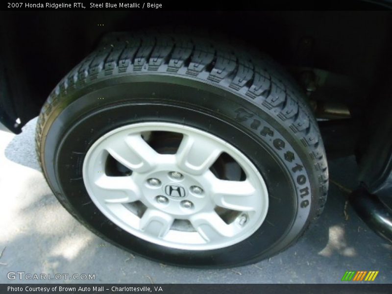 Steel Blue Metallic / Beige 2007 Honda Ridgeline RTL