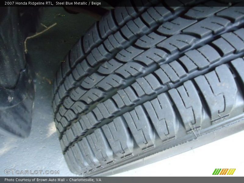 Steel Blue Metallic / Beige 2007 Honda Ridgeline RTL