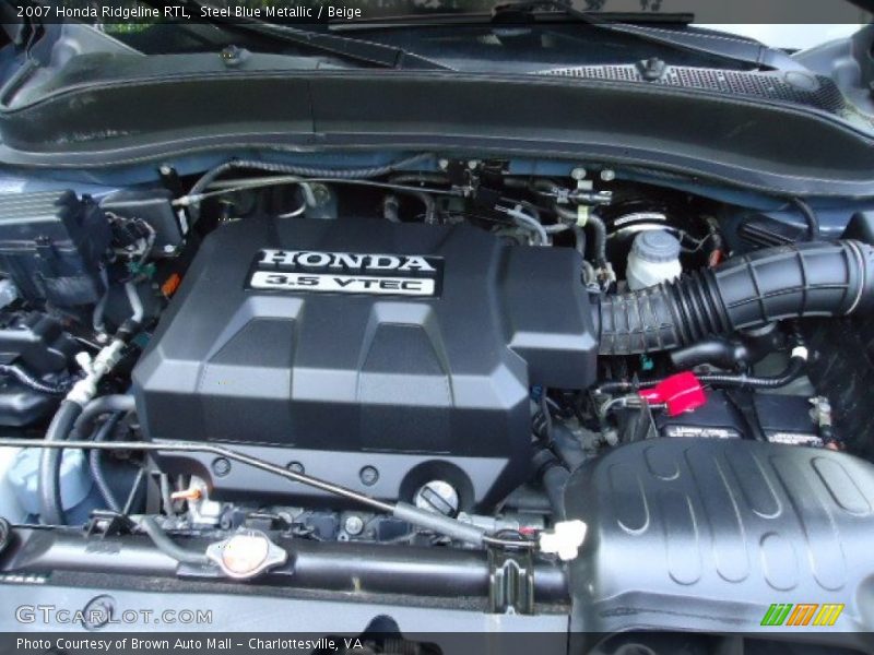 Steel Blue Metallic / Beige 2007 Honda Ridgeline RTL