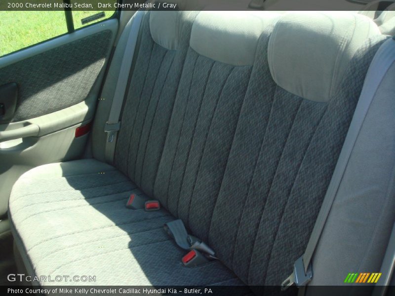 Dark Cherry Metallic / Gray 2000 Chevrolet Malibu Sedan