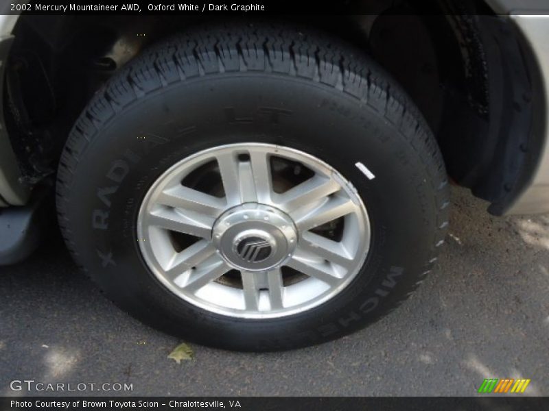 Oxford White / Dark Graphite 2002 Mercury Mountaineer AWD
