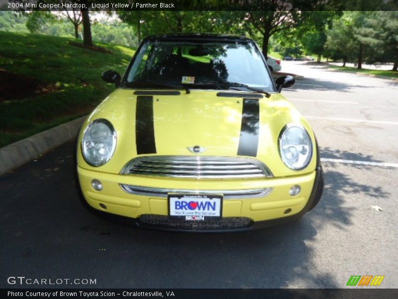 Liquid Yellow / Panther Black 2004 Mini Cooper Hardtop