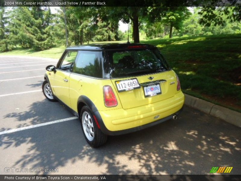Liquid Yellow / Panther Black 2004 Mini Cooper Hardtop