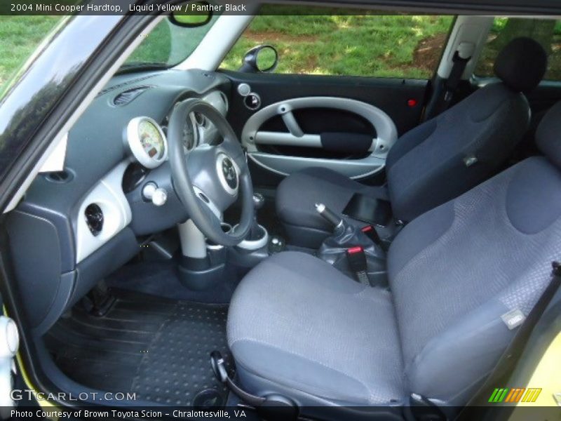 Liquid Yellow / Panther Black 2004 Mini Cooper Hardtop