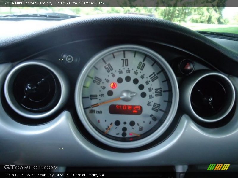 Liquid Yellow / Panther Black 2004 Mini Cooper Hardtop