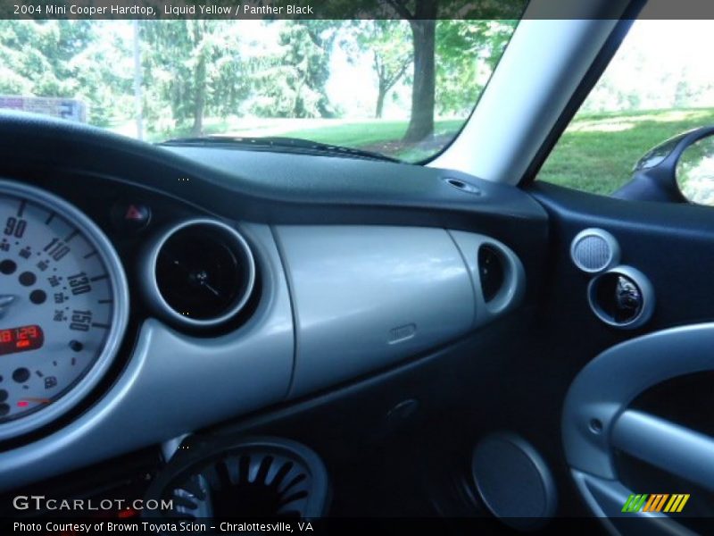 Liquid Yellow / Panther Black 2004 Mini Cooper Hardtop