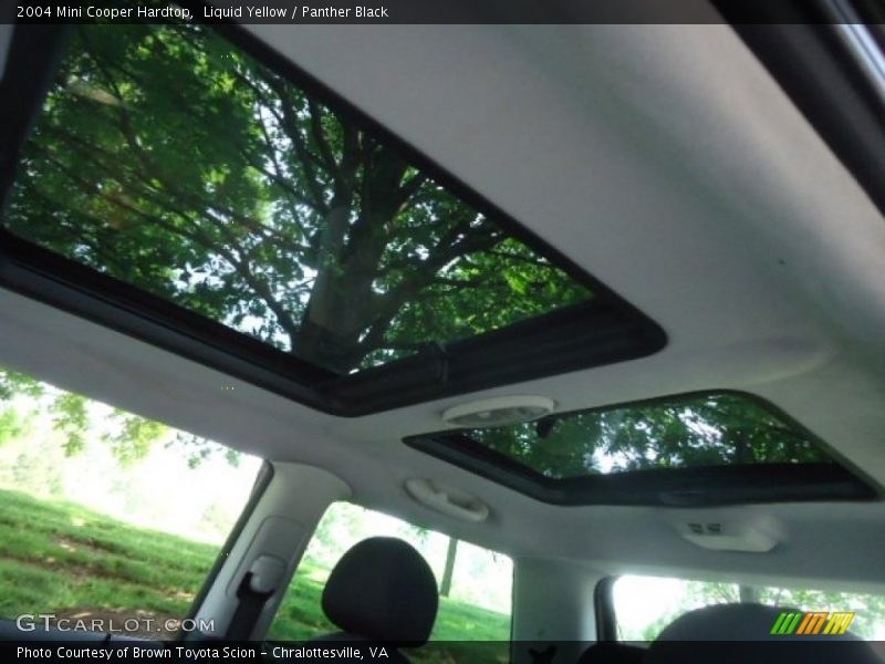 Liquid Yellow / Panther Black 2004 Mini Cooper Hardtop