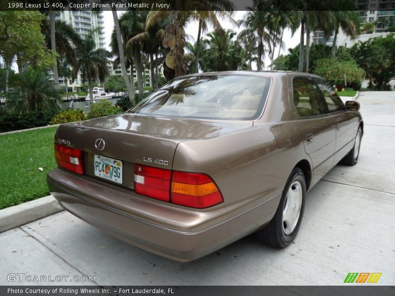 Copper Brown Pearl Metallic / Ivory 1998 Lexus LS 400
