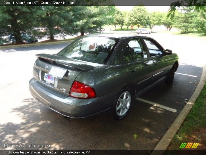 Granite Gray / Midnight 2001 Nissan Sentra SE