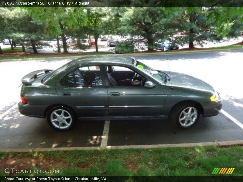 Granite Gray / Midnight 2001 Nissan Sentra SE