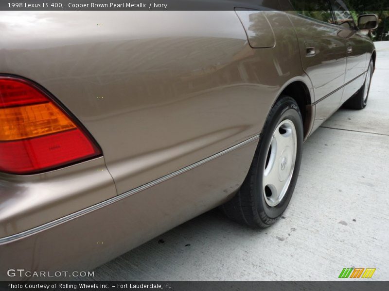 Copper Brown Pearl Metallic / Ivory 1998 Lexus LS 400