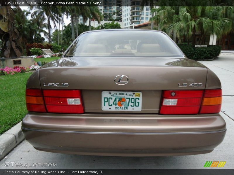 Copper Brown Pearl Metallic / Ivory 1998 Lexus LS 400
